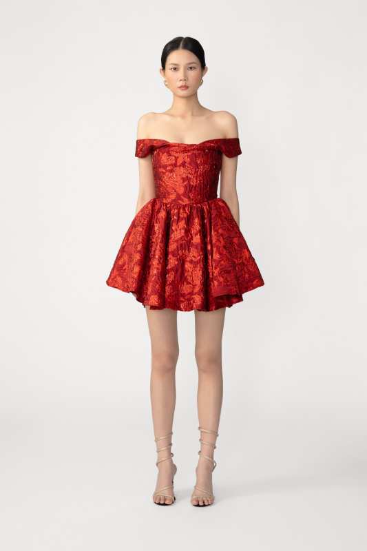 Jem Brocade Mini Dress